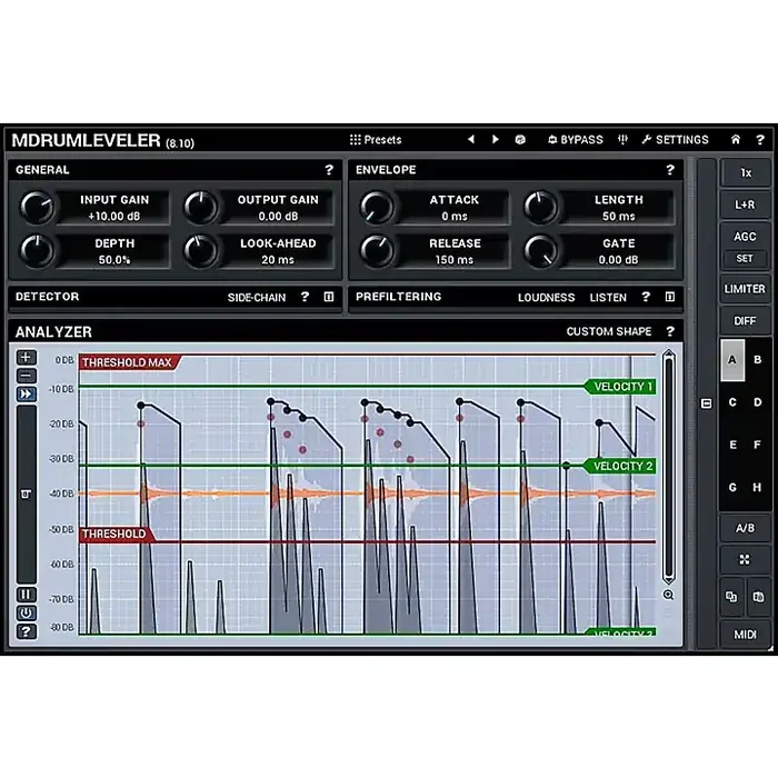 MeldaProduction MDrumLeveler Software Download Guitar Center