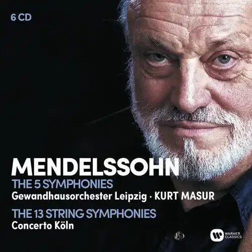 Mendelssohn / Masur, Kurt Mendelssohn The Complete Symphonies, The Complete String Symphonies – COMPACT DISCS