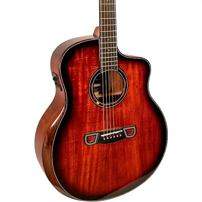 Merida Scar Beyond Series Jumbo Acoustic-Electric Guitar Vintage Sunburst Guitar Center