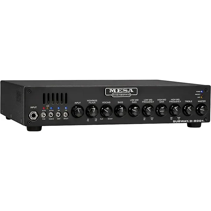 MESA/Boogie Subway D-800+ Lightweight Solid State Bass Head Black Guitar Center