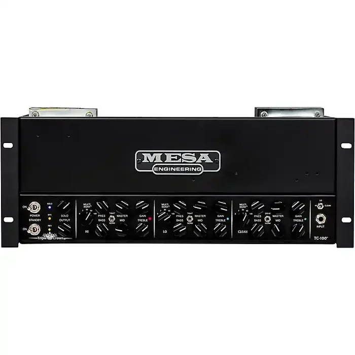 MESA/Boogie Triple Crown TC-100 Rackmount Guitar Tube Head Black Guitar Center