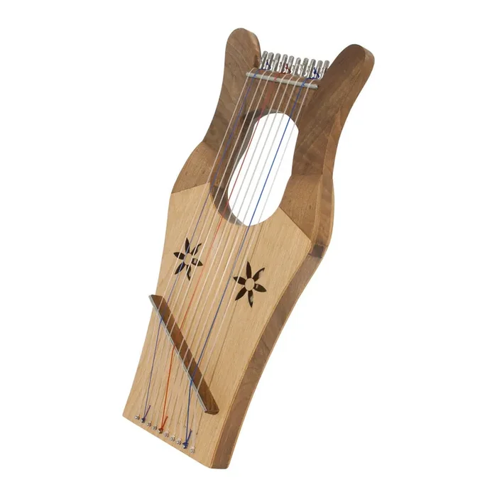 Mid-East Mini Kinnor Harp – Light – Walnut