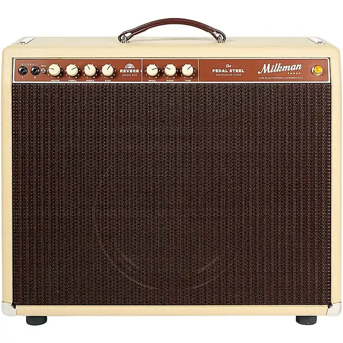 Milkman Sound 85W Pedal Steel 85W 1×12 Tube Guitar Combo Amp With Celestion Alnico Creamback Speaker Vanilla 12″ Celestion Alnico Cream Guitar Center