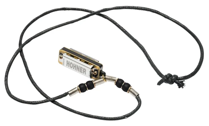 MIN HARMONICA WITH BEADED NECKLACE