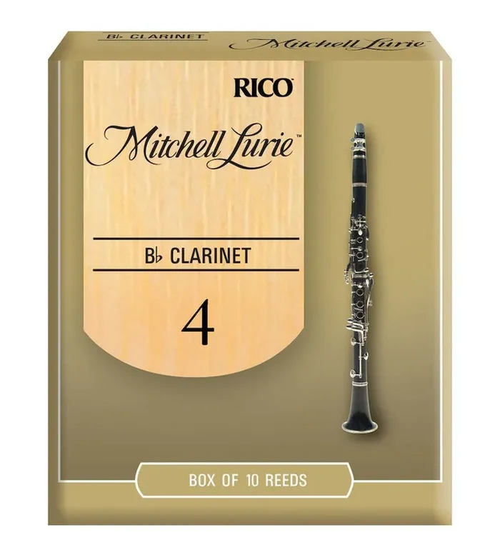 Mitchell Lurie Bb Clarinet Reeds, Strength 4.0, 10 Pack
