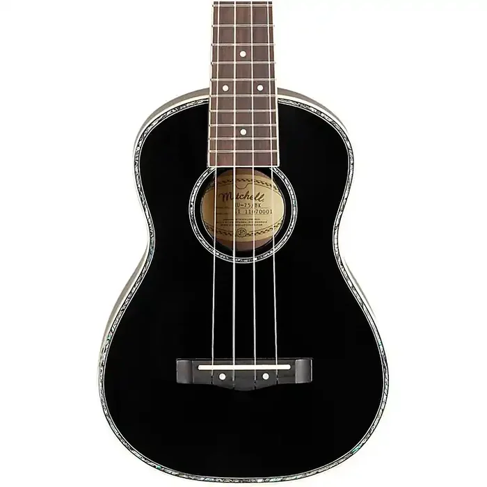 Mitchell MU75BK Concert Ukulele Black Guitar Center