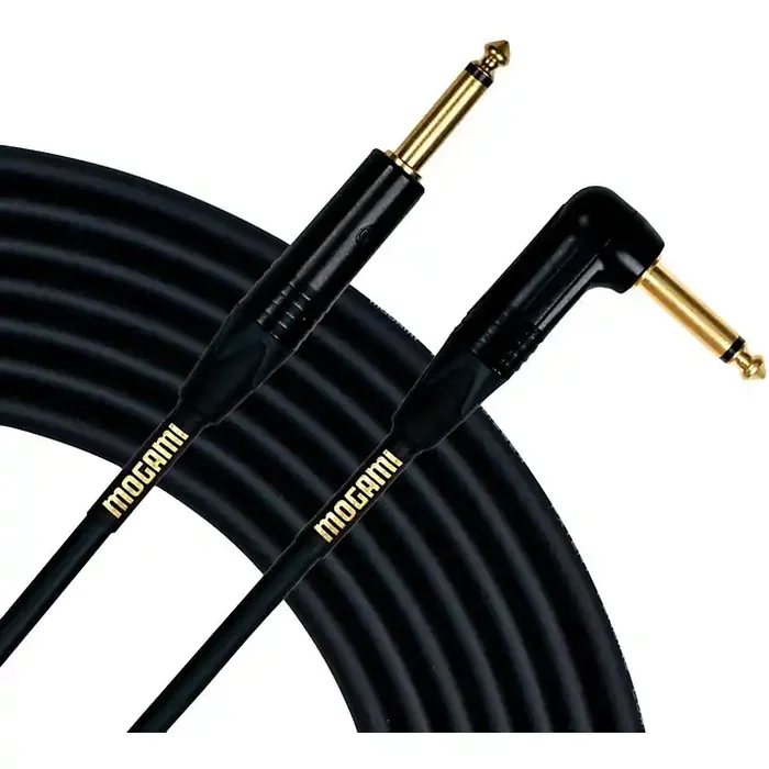 Mogami Gold Instrument Angled to Straight Cable 18 ft. Guitar Center