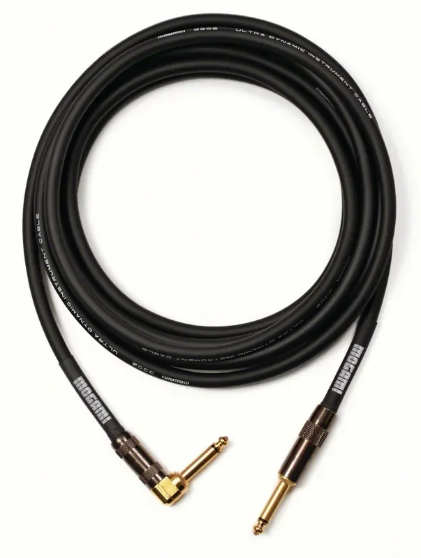 Mogami Platinum Guitar – 03R 3‘ Platinum Guitar / Instrument Cable With Right Angle Connection