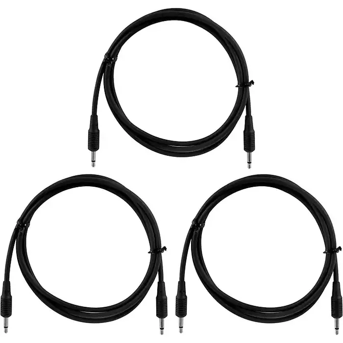 Mogami Pure Patch Modular Synth VC Cables – 3 Pack 4 ft. Guitar Center