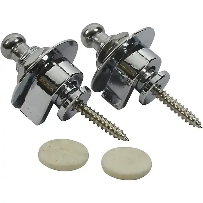 Mojotone Guitar & Bass Strap Locks Chrome Guitar Center
