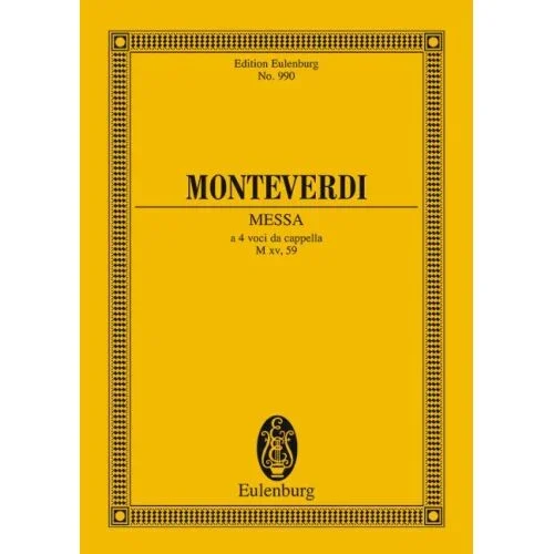 Monteverdi, Claudio – Messa Nr. II in F M xv, 59