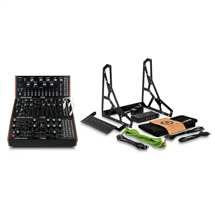 Moog DFAM, Labyrinth, Spectravox Synthesizer Module Bundle & Accessory Kit Guitar Center