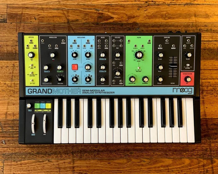 Moog Grandmother w/ X-Frame Stand