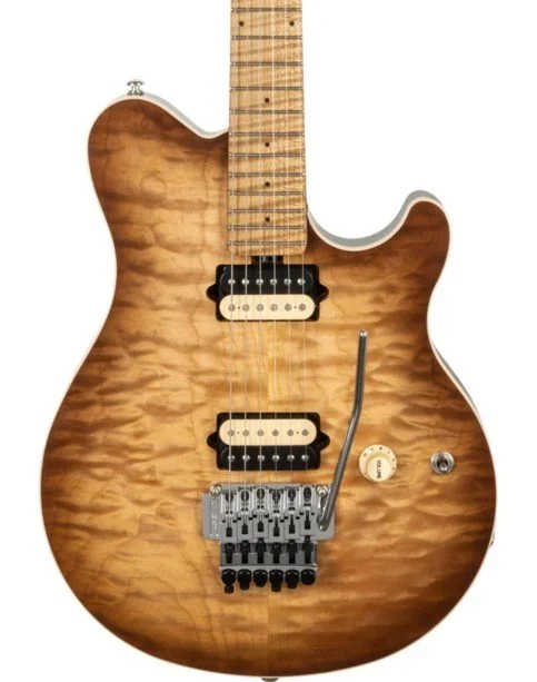 Music Man Axis Electric Guitar in Honey Pot Quilt