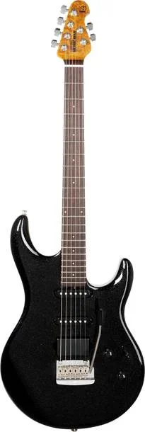 Music Man Luke 4 HSS Black Sparkle Rosewood Fingerboard
