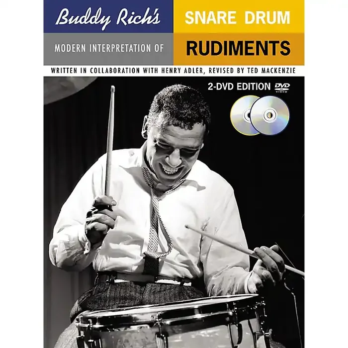 Music Sales Buddy Rich‘s Modern Interpretation Of Snare Drum Rudiments 2-DVD Edition Guitar Center