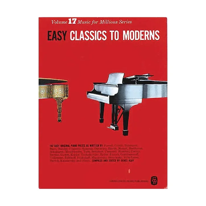 Music Sales Easy Classics To Moderns 142 Piano Pieces