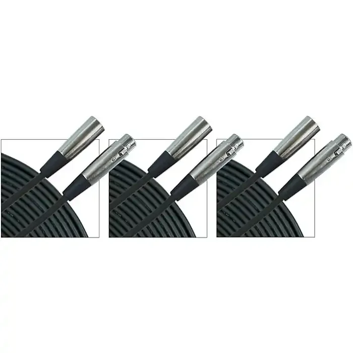 Musician‘s Gear 20 Ft. XLR Microphone Cable, 3-Pack Guitar Center