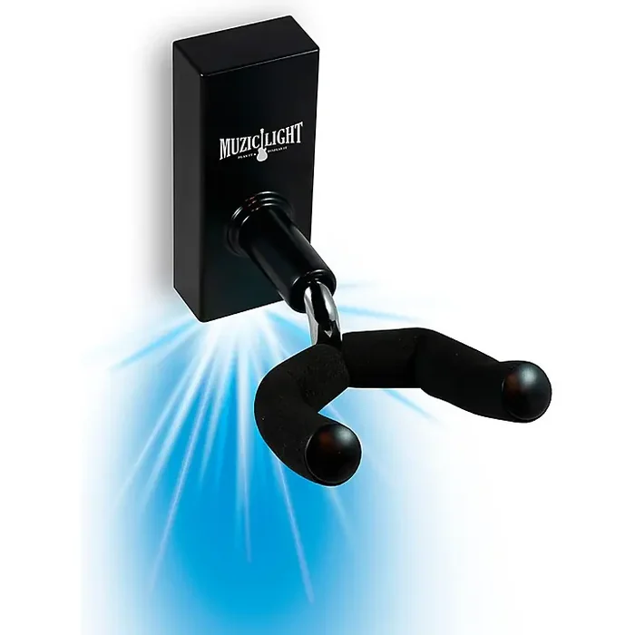 MuzicLight Guitar Wall Hanger – Blue Guitar Center