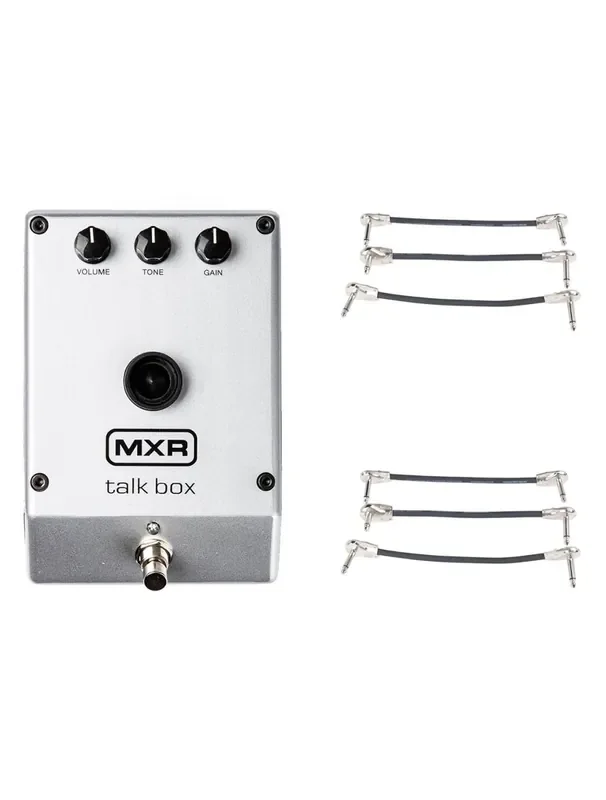 MXR M222 Talk Box + 2x Gator Patch Cable 3 Pack