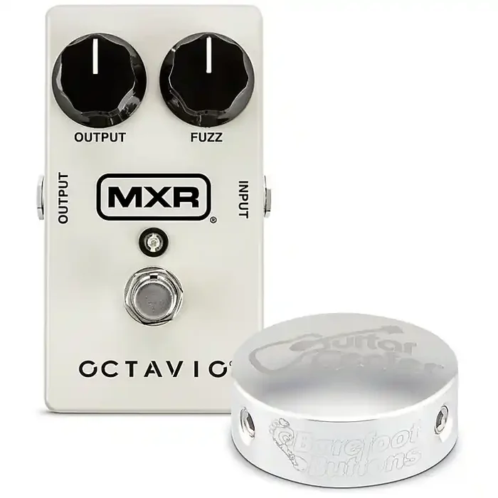 MXR Octavio Fuzz Effects Pedal With Free Barefoot Buttons V1 Guitar Center Standard Footswitch Cap Guitar Center