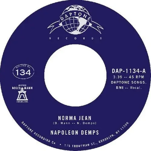 Napoleon Demps Norma Jean / Norma Jean (Insturmental) – 7-INCH SINGLE