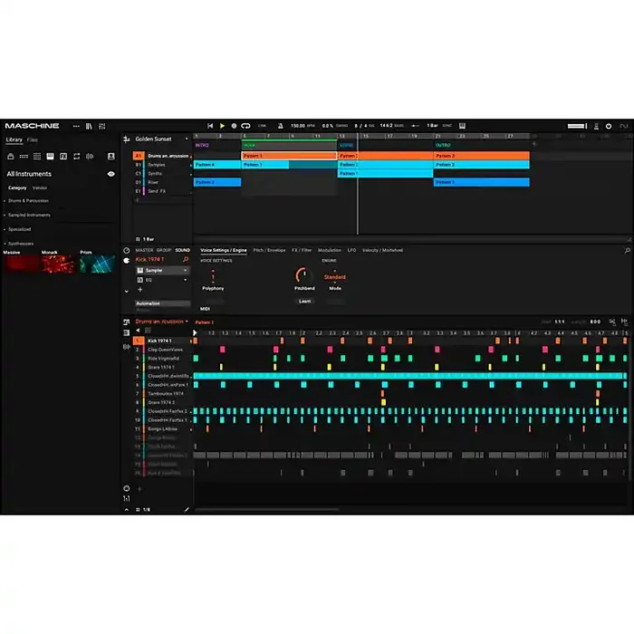 Native Instruments Maschine Central library DL Guitar Center