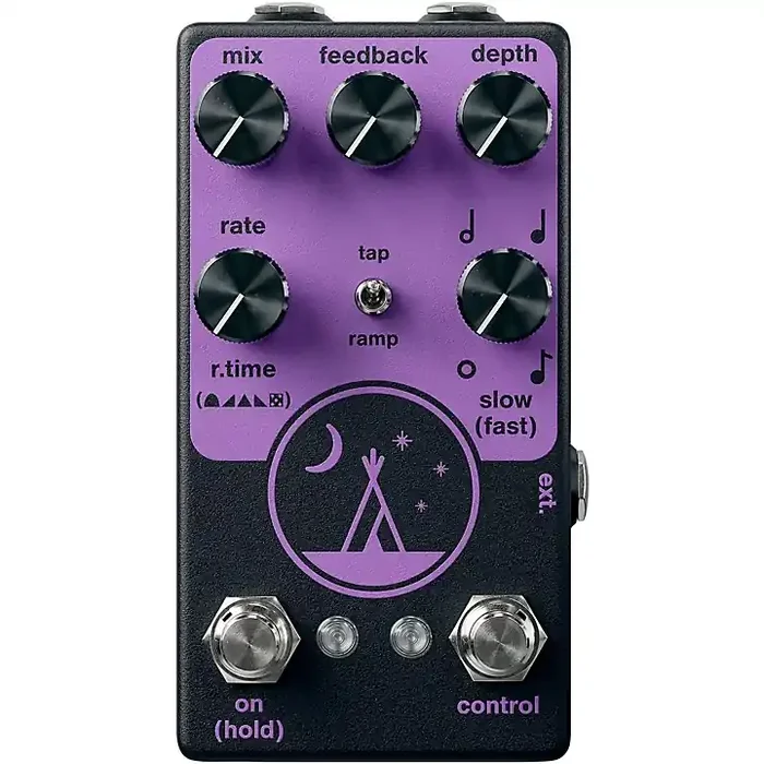 NativeAudio Midnight Tap/Ramp Phaser Effects Pedal Black and Purple Guitar Center