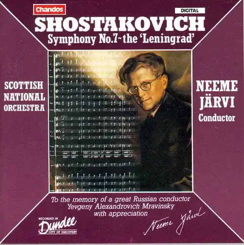Neeme Järvi Symphony 7 ” Leningrad ” – COMPACT DISCS