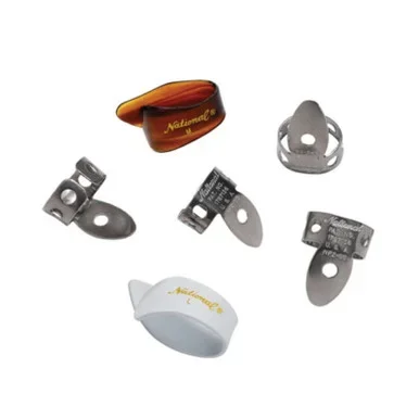 New D’Addario National Stainless Steel Finger Picks, 6-Pack Accessories – Guitars