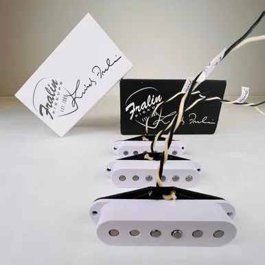 New Real 54 Set White Stock Stag w/Baseplate/BlkCovers