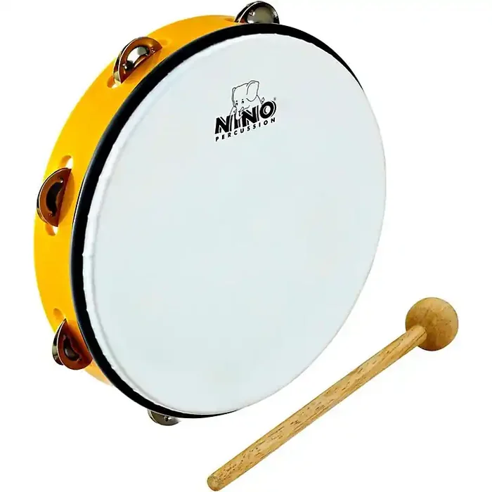 Nino ABS Tambourine Yellow 10 in. Guitar Center