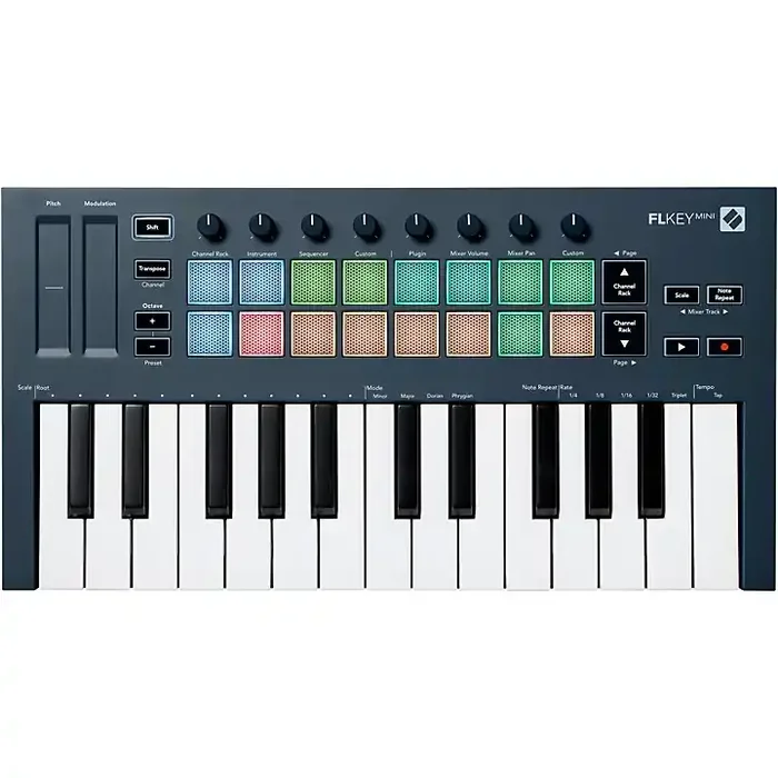Novation FLkey Mini 25-Key MIDI Keyboard for FL Studio Guitar Center