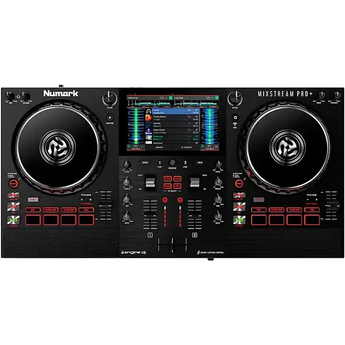 Numark Mixstream Pro + Standalone Streaming DJ Controller Black Guitar Center