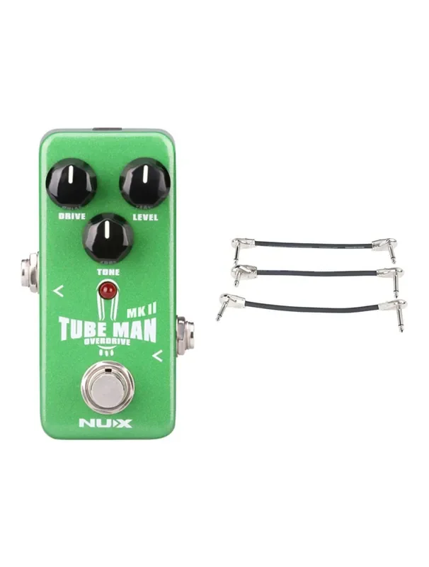 NUX NOD-2 Overdrive + Gator Patch Cable 3 Pack