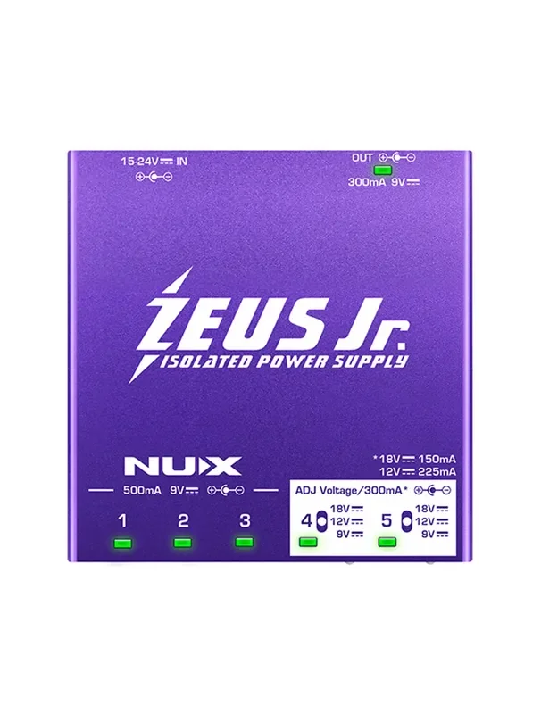 NUX Zeus Jr 6 Port Isolated Power Supply