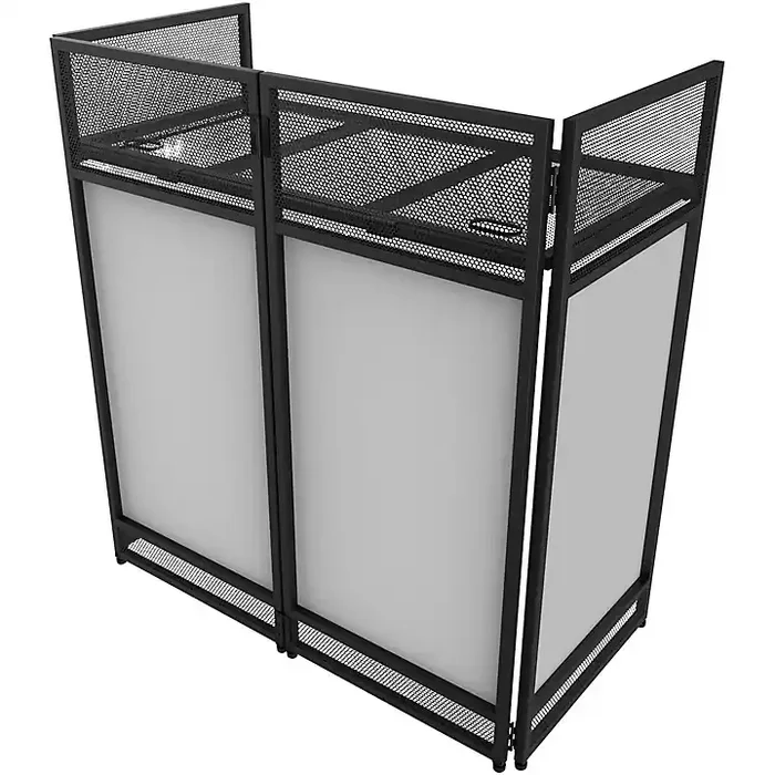Odyssey DJBOOTH40 Folding DJ Booth with Scrim Kit and Carrying Bag Black Guitar Center