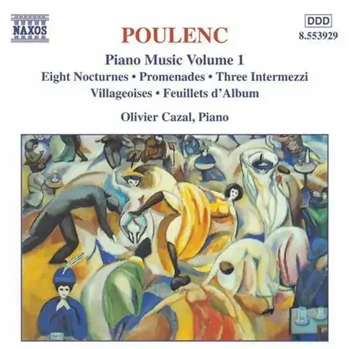 Olivier Cazal Piano Music 1 – COMPACT DISCS