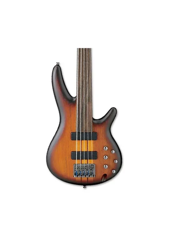 Open Box Ibanez SRF705BBF Fretless 5-String Bass – Brown Burst Flat
