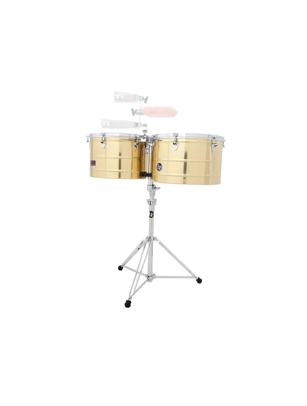 Open Box Latin Percussion Prestige 15″ and 16″ Thunder Timbale – Brass