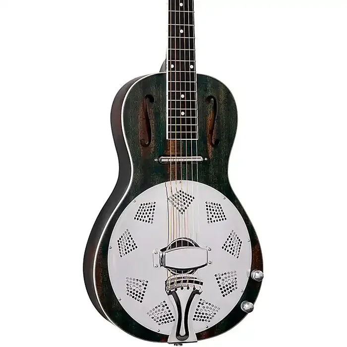 Ortega RRG30E Parlor Acoustic-Electric Resonator Guitar Denim Guitar Center