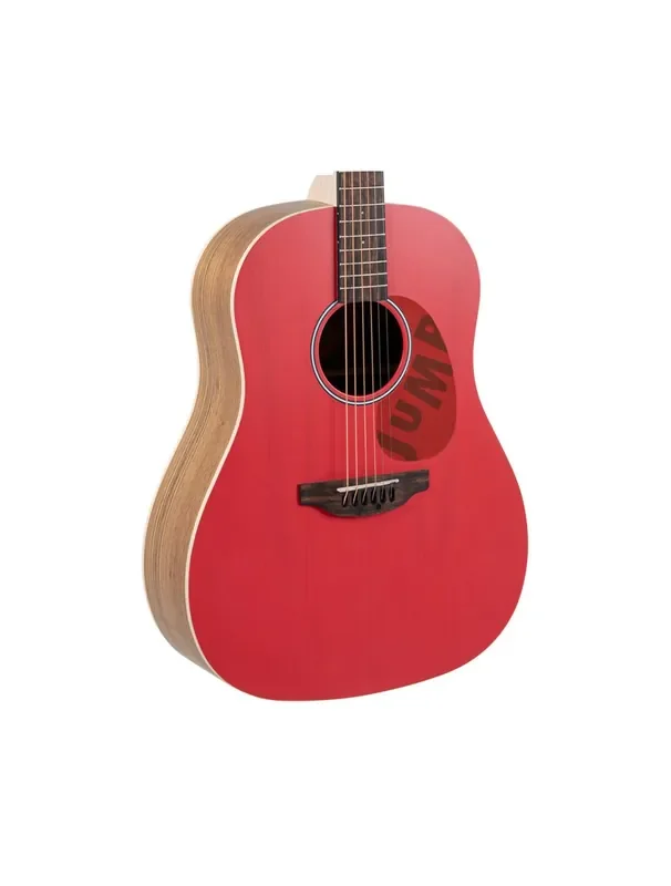 Ovation Applause Jump Dreadnought Acoustic w/Slope Shoulders – Lipstick Open Box