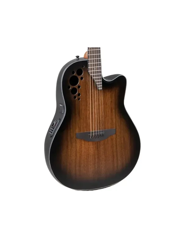 Ovation Celebrity Elite Plus CE44P-ABLKW A/E Guitar – Blackwood