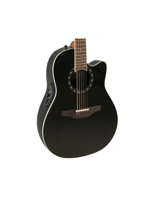 Ovation Pro Series Standard Balladeer 2751AX-5 12-String A/E Guitar – Black