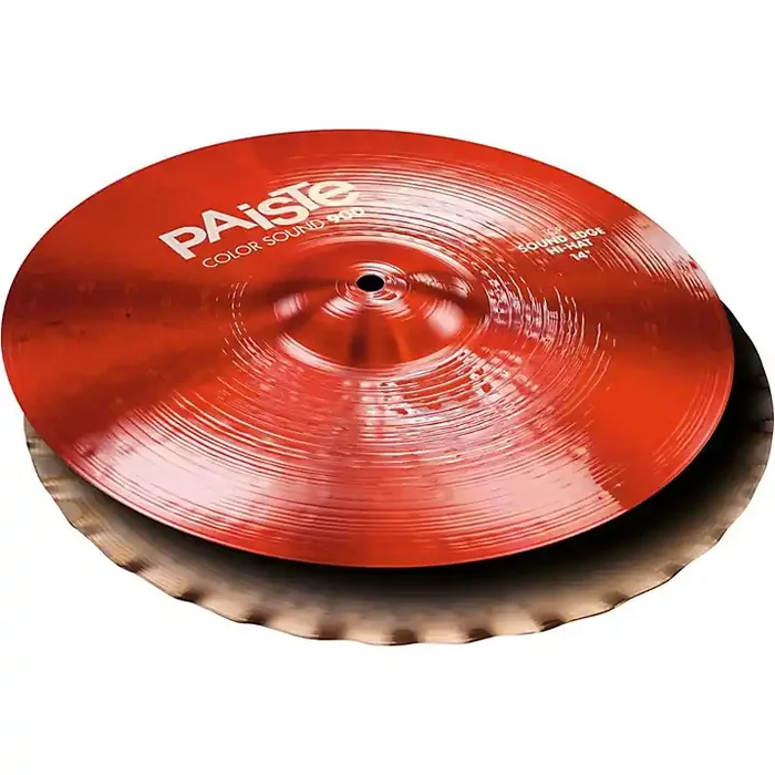 Paiste Color Sound 900 Sound Edge Hi-Hat Cymbal, Red 14 in. Top Guitar Center