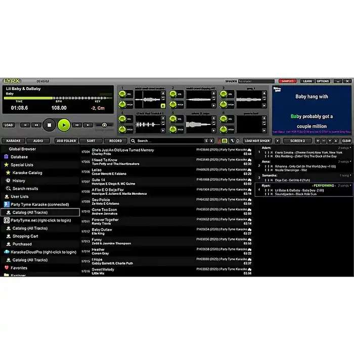 PCDJ LYRX Karaoke Software Guitar Center