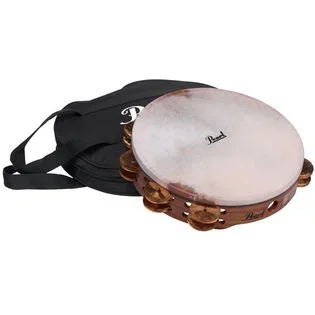 Pearl 10″ Double Row Concert Tambourine – Copper & Phosphor Bronze