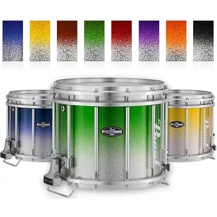 Pearl Championship CarbonCore Varsity FFX Marching Snare Drum Fade Top Finish 14 x 12 in. Blue Silver 962 Guitar Center