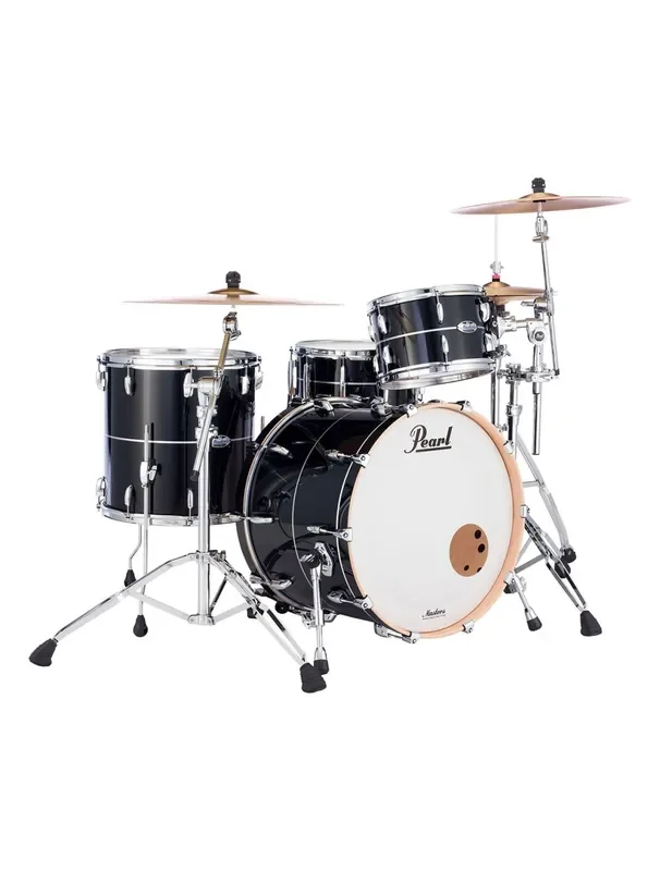 Pearl Masters Maple Complete 3-pc. Shell Pack – Quicksilver Black