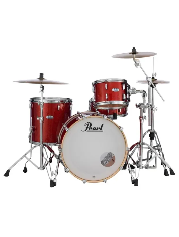 Pearl Masters Maple Complete 3-pc. Shell Pack – Vermilion Sparkle3